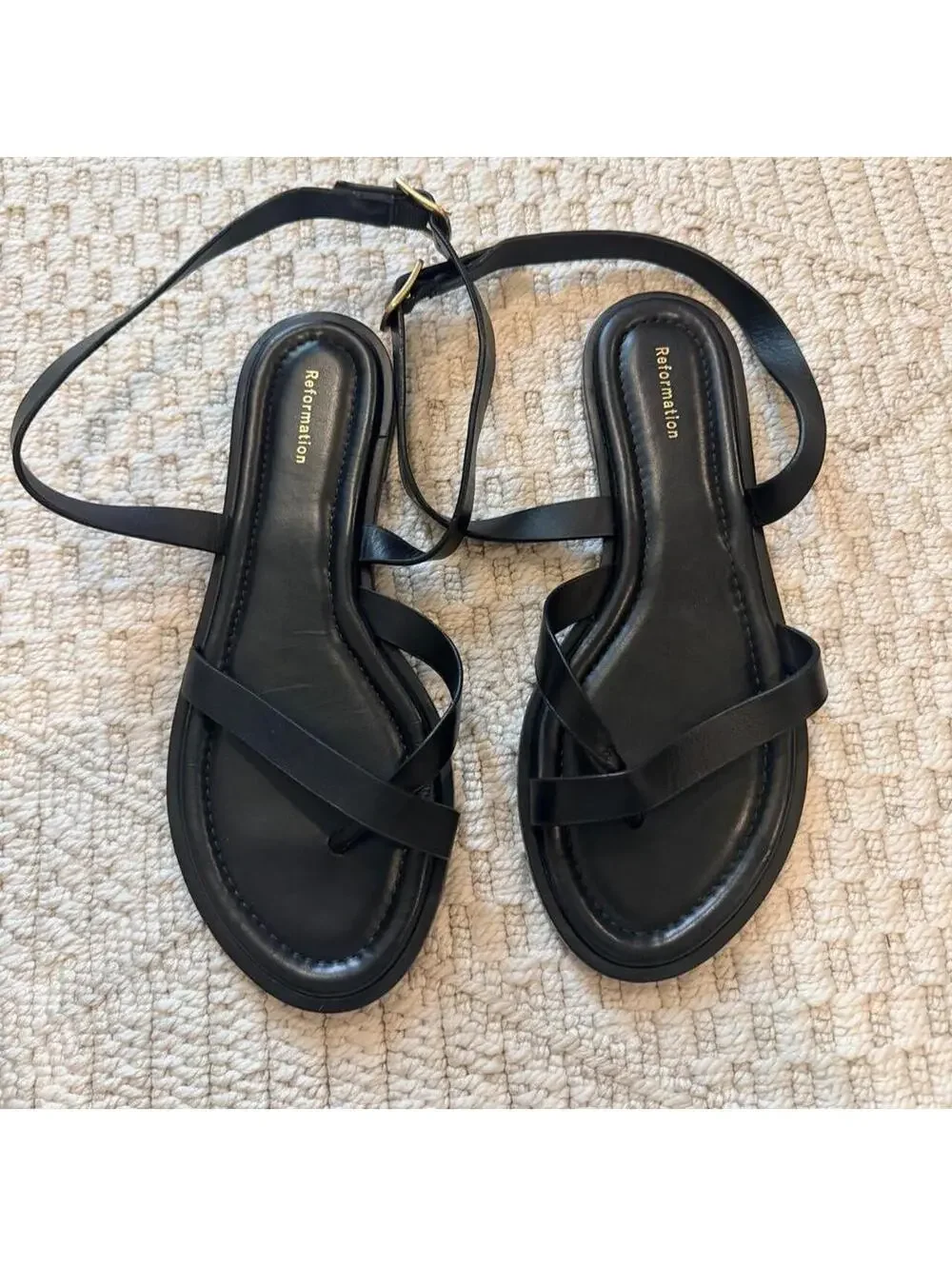 Reformation Jane Flat Sandal